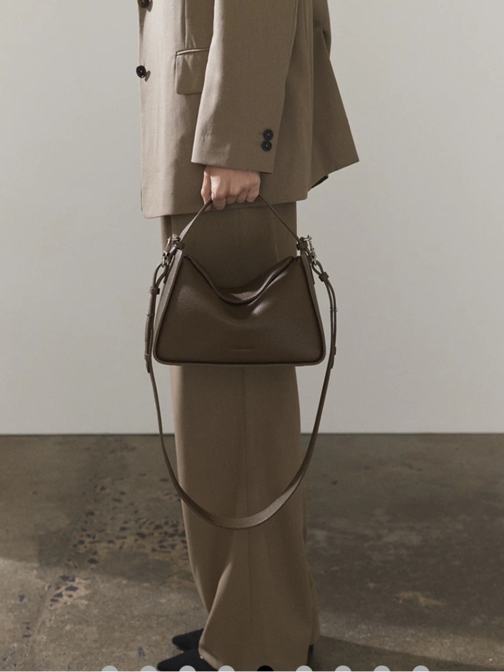 The Horse Clementine Shoulder Bag — Olive - Picture 5 of 13